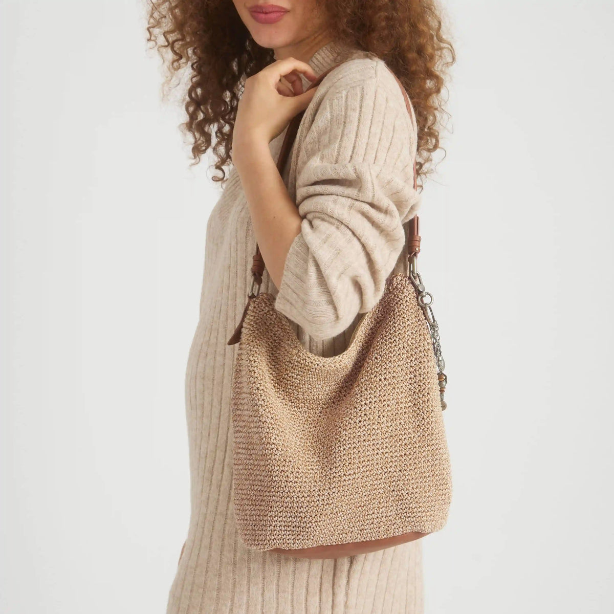 Sequoia Hobo - Hand Crochet - Bamboo Static