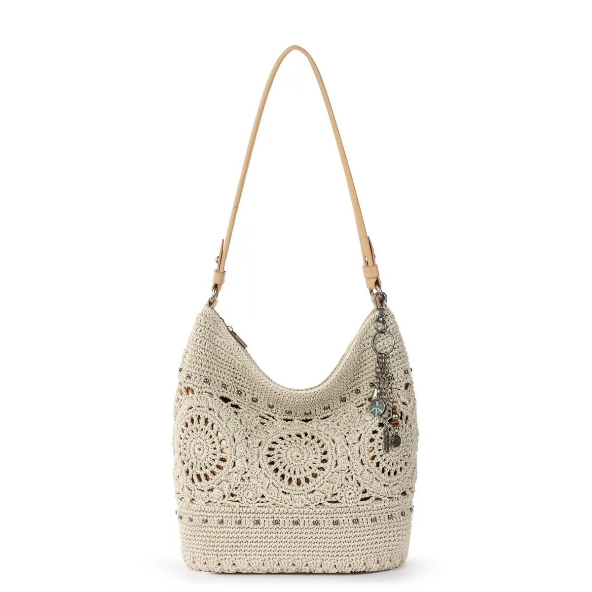 Sequoia Hobo - Hand Crochet - Natural Medallion