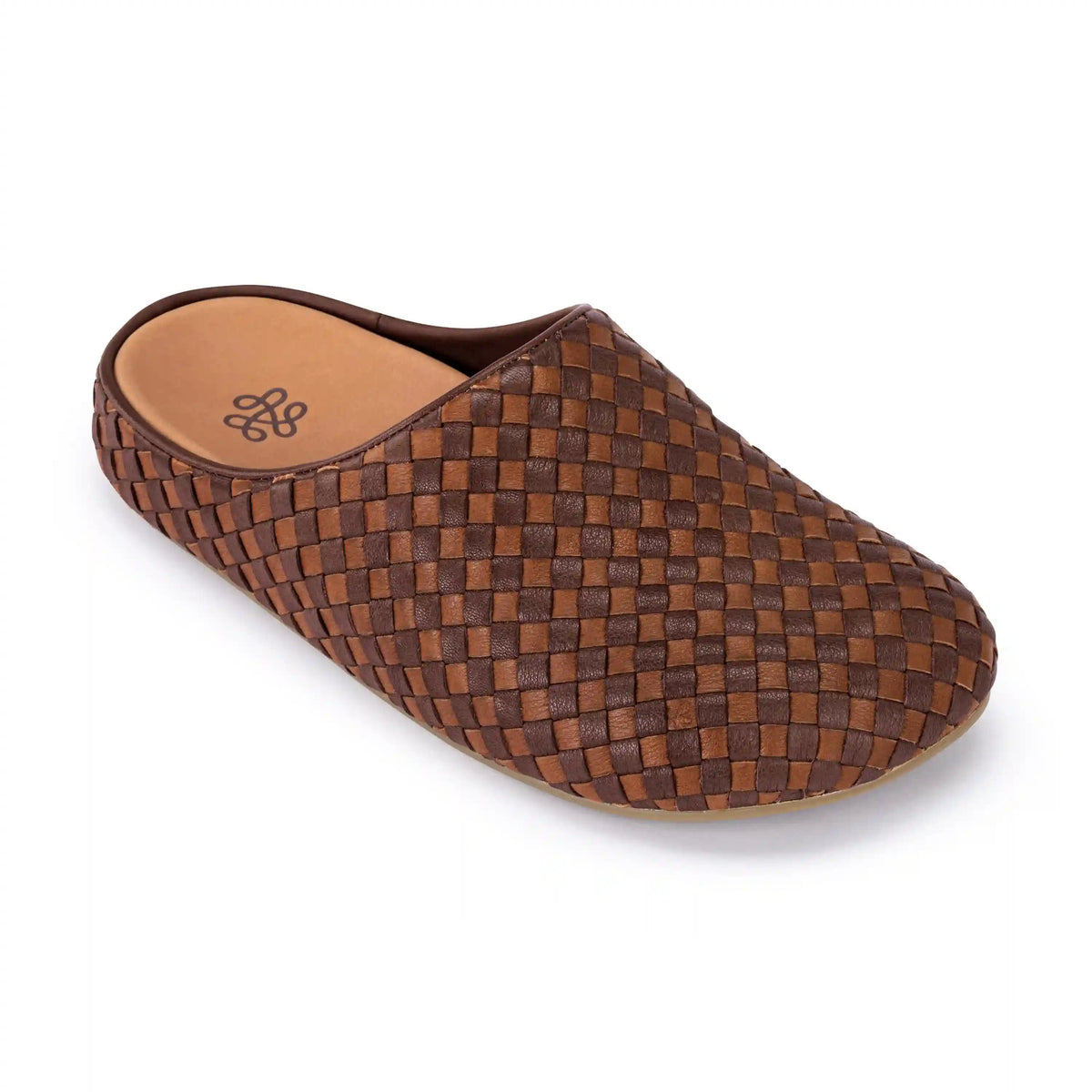 Bolinas Woven Clog - Leather - Mahogany Cognac Woven