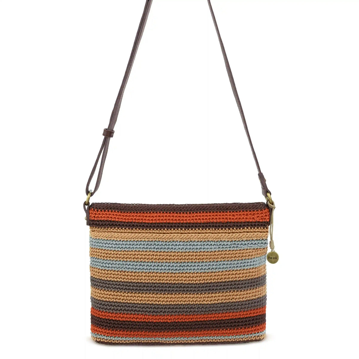 Melrose Crossbody - Hand Crochet - Harvest Stripe