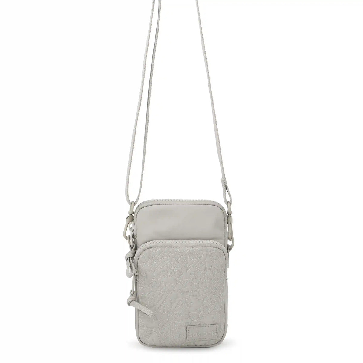 Koa Smartphone Crossbody - EcoTwill - Pebble Flower Blossom Quilted