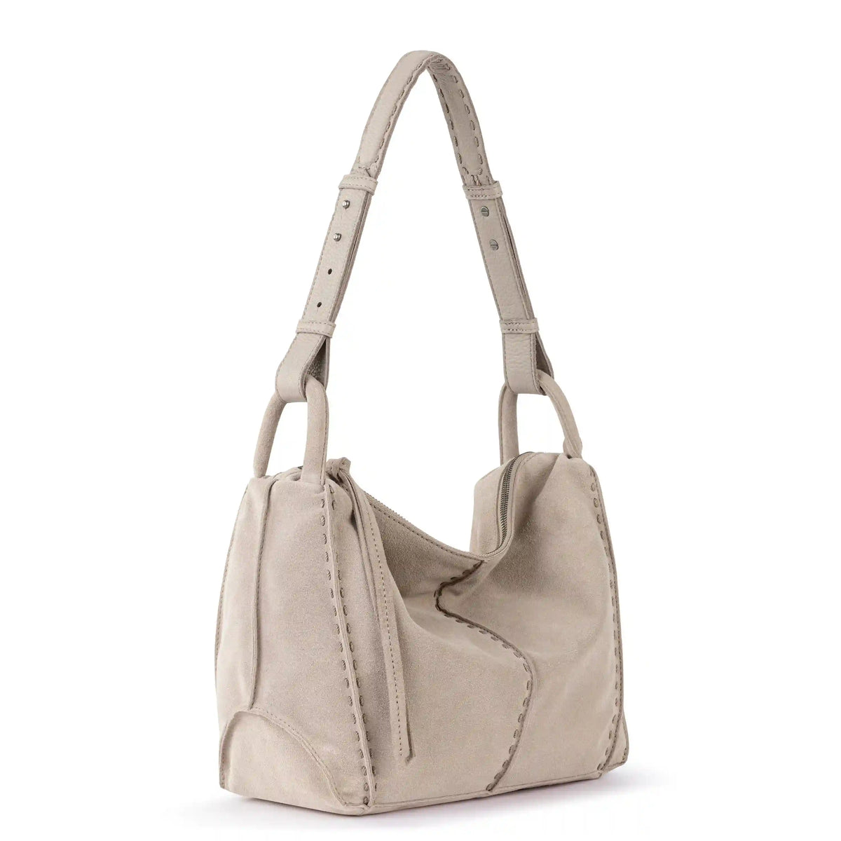 Los Feliz Hobo - Leather - Sand Suede