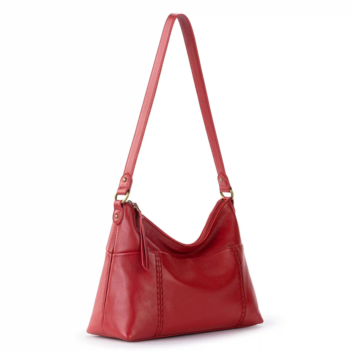 Melrose Shoulder Bag - Leather - Scarlet
