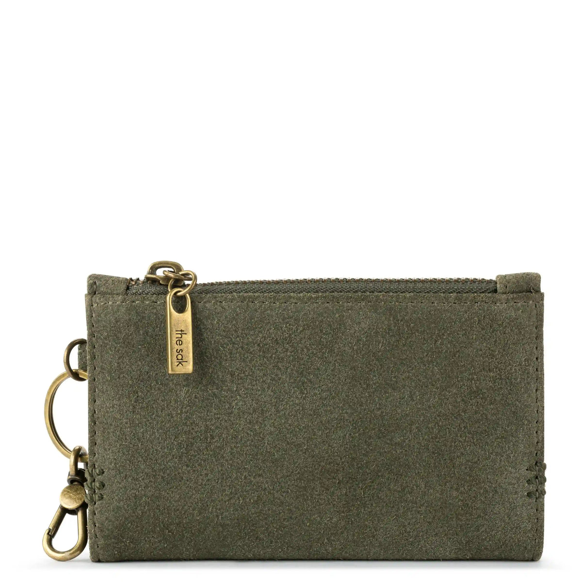 Encino Essential Wallet - Leather - Moss Suede