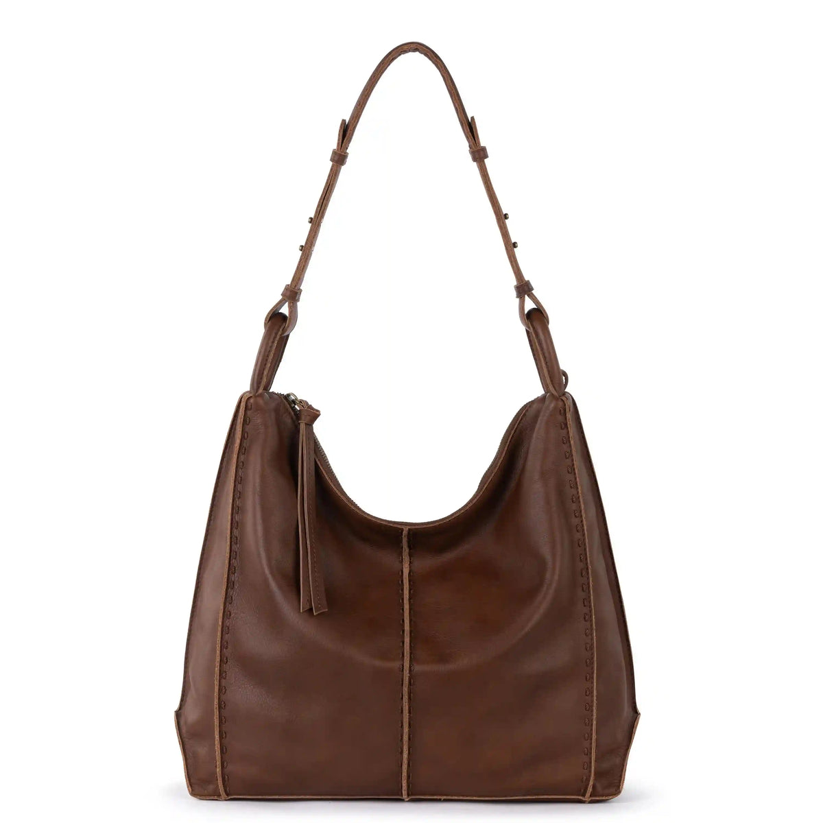 Los Feliz Bucket Hobo - Leather - Whiskey