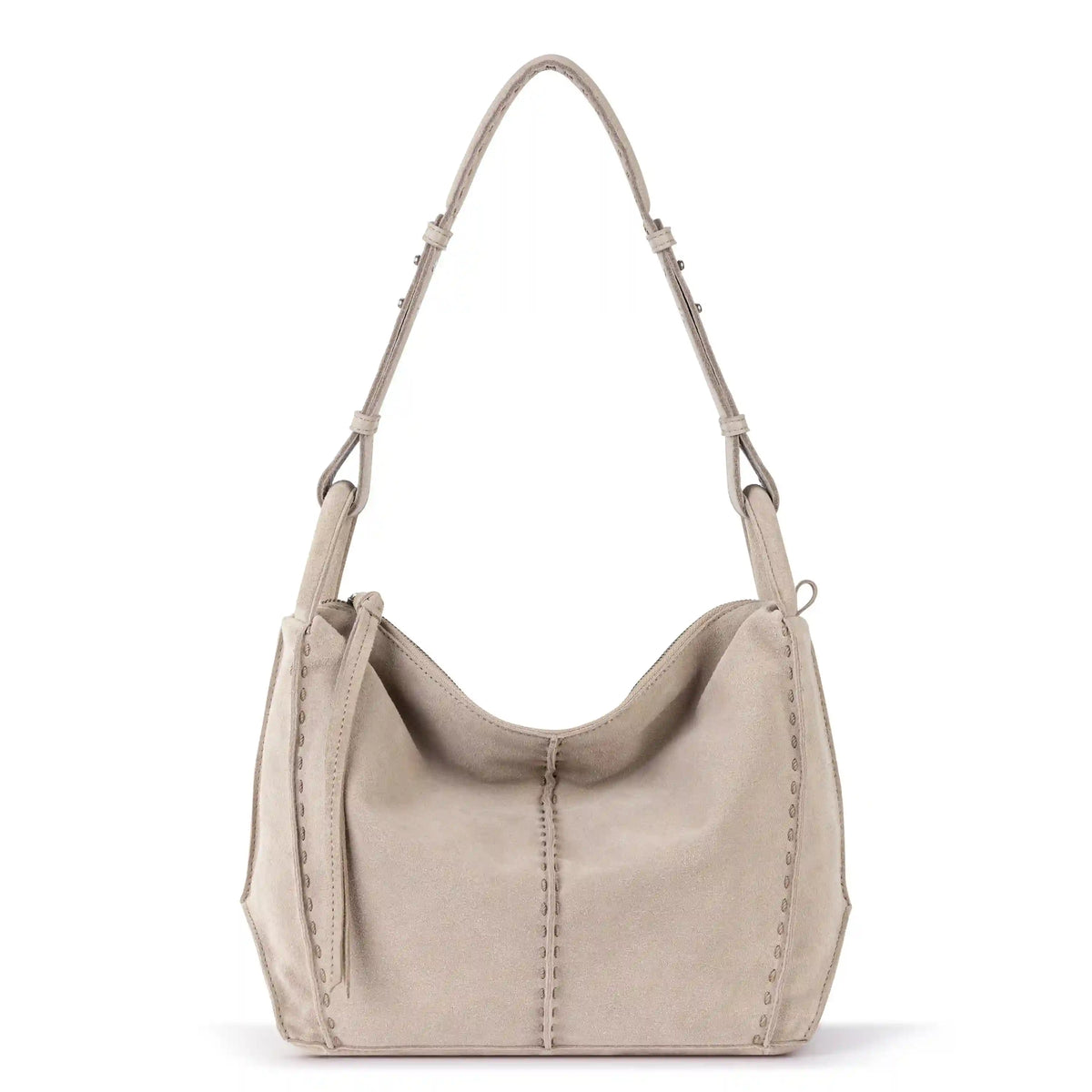 Los Feliz Hobo - Leather - Sand Suede