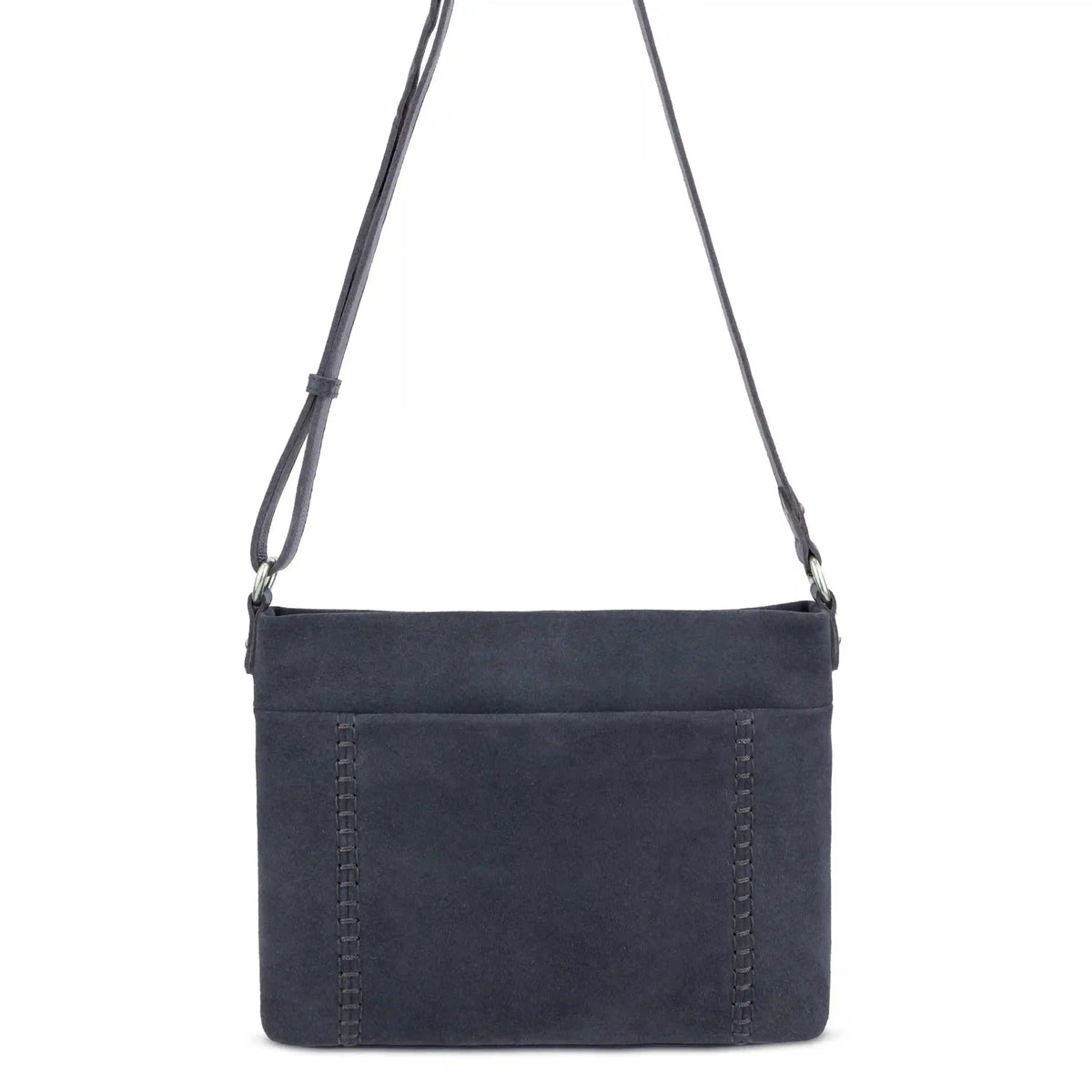 Melrose Crossbody - Leather - Storm Grey Suede