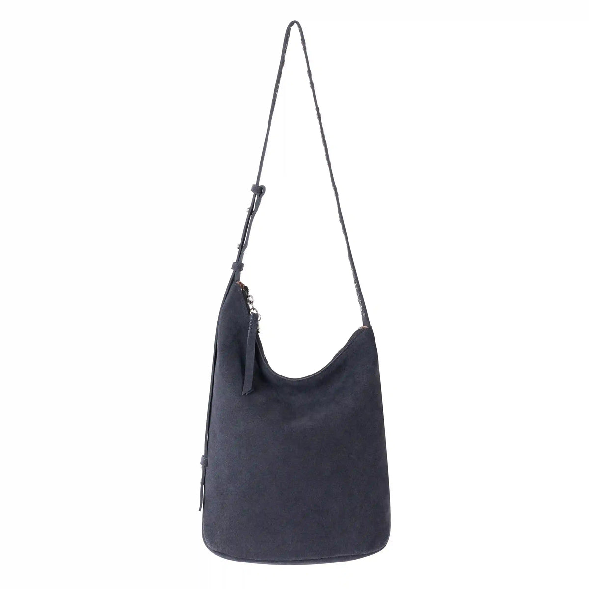 Tess Bucket - Leather - Storm Grey Suede Belt