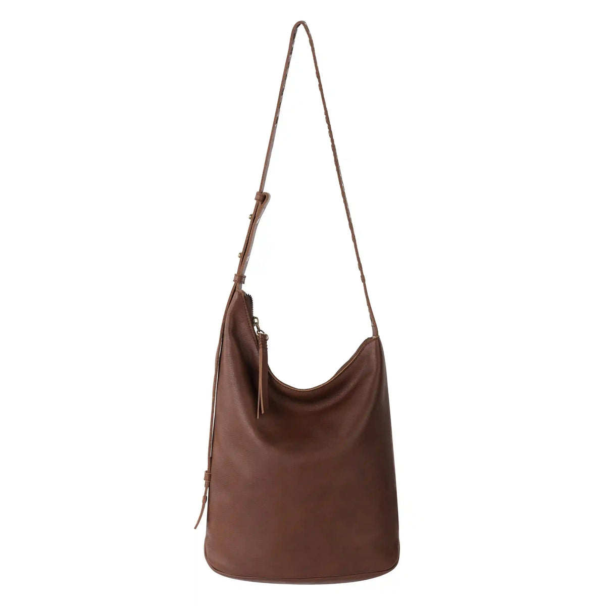 Tess Bucket - Leather - Whiskey Belt