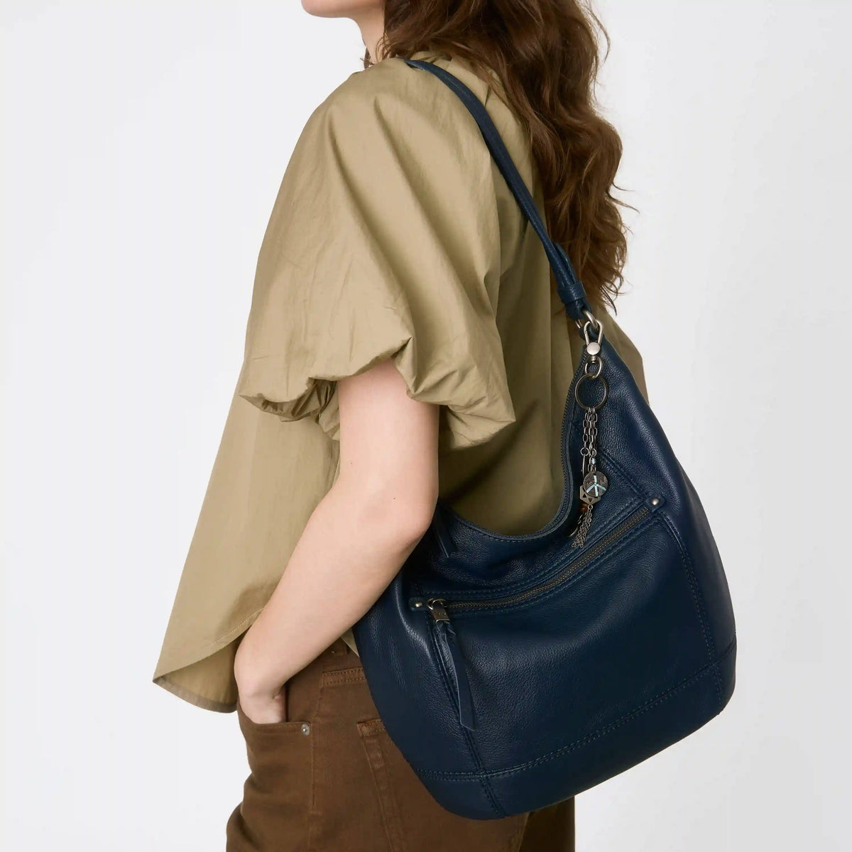 Sequoia Hobo - Leather - Indigo