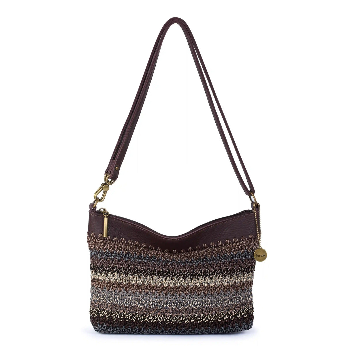 Lumi Crossbody - Hand Crochet - Aspen Stripe