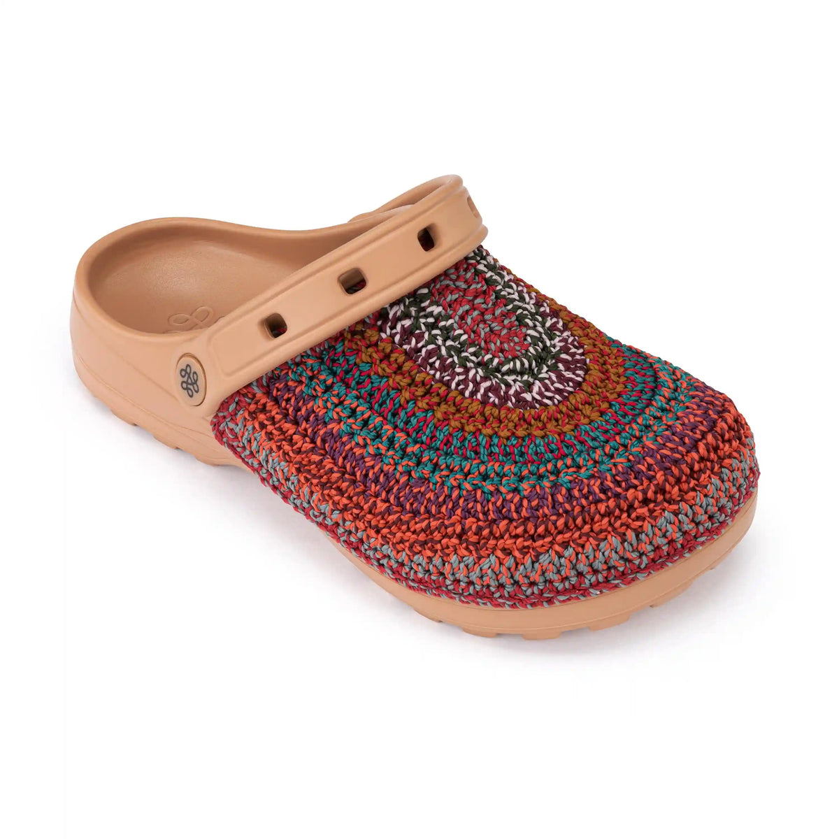 Bolo Clog - Hand Crochet - Sunset Stripe
