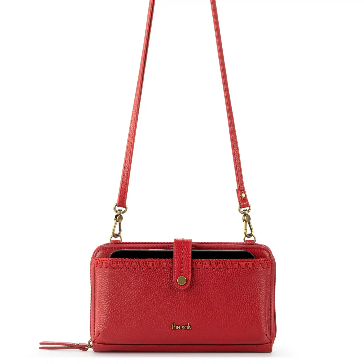 Iris Smartphone Wallet - Leather - Scarlet