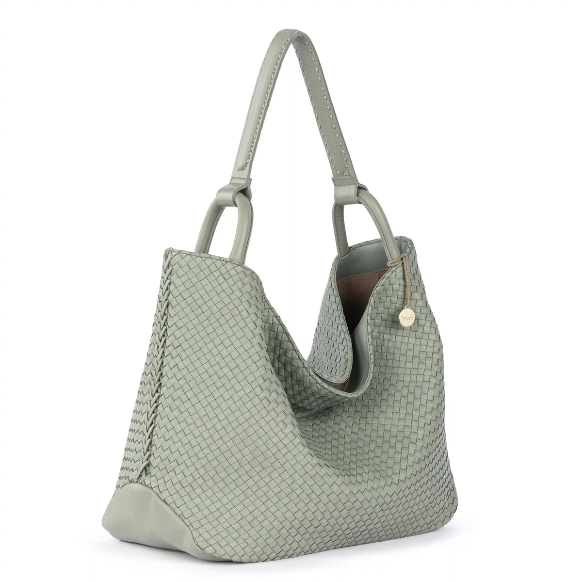 Los Feliz Large Tote - Leather - Woven Meadow