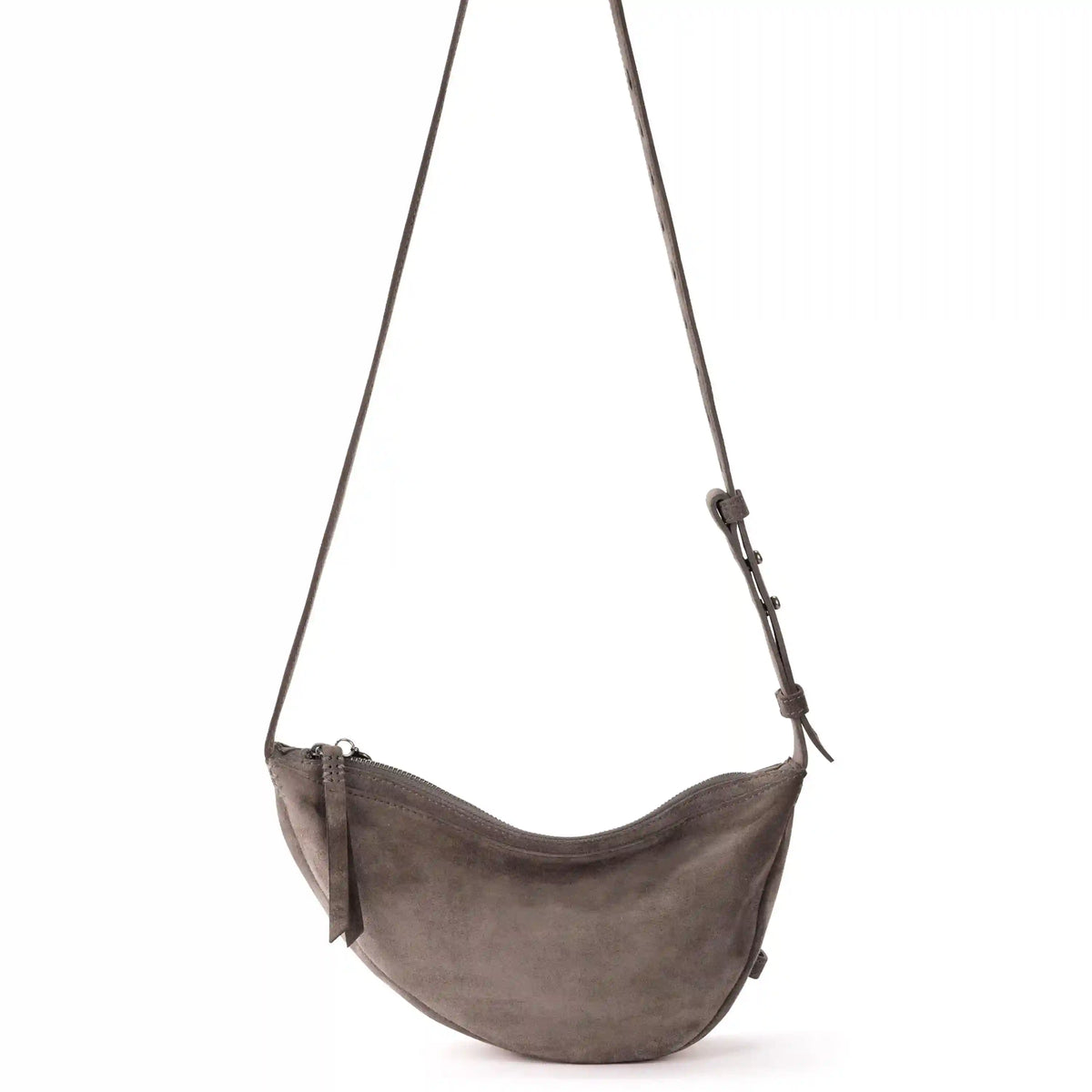 Tess Sling - Leather - Mushroom Suede