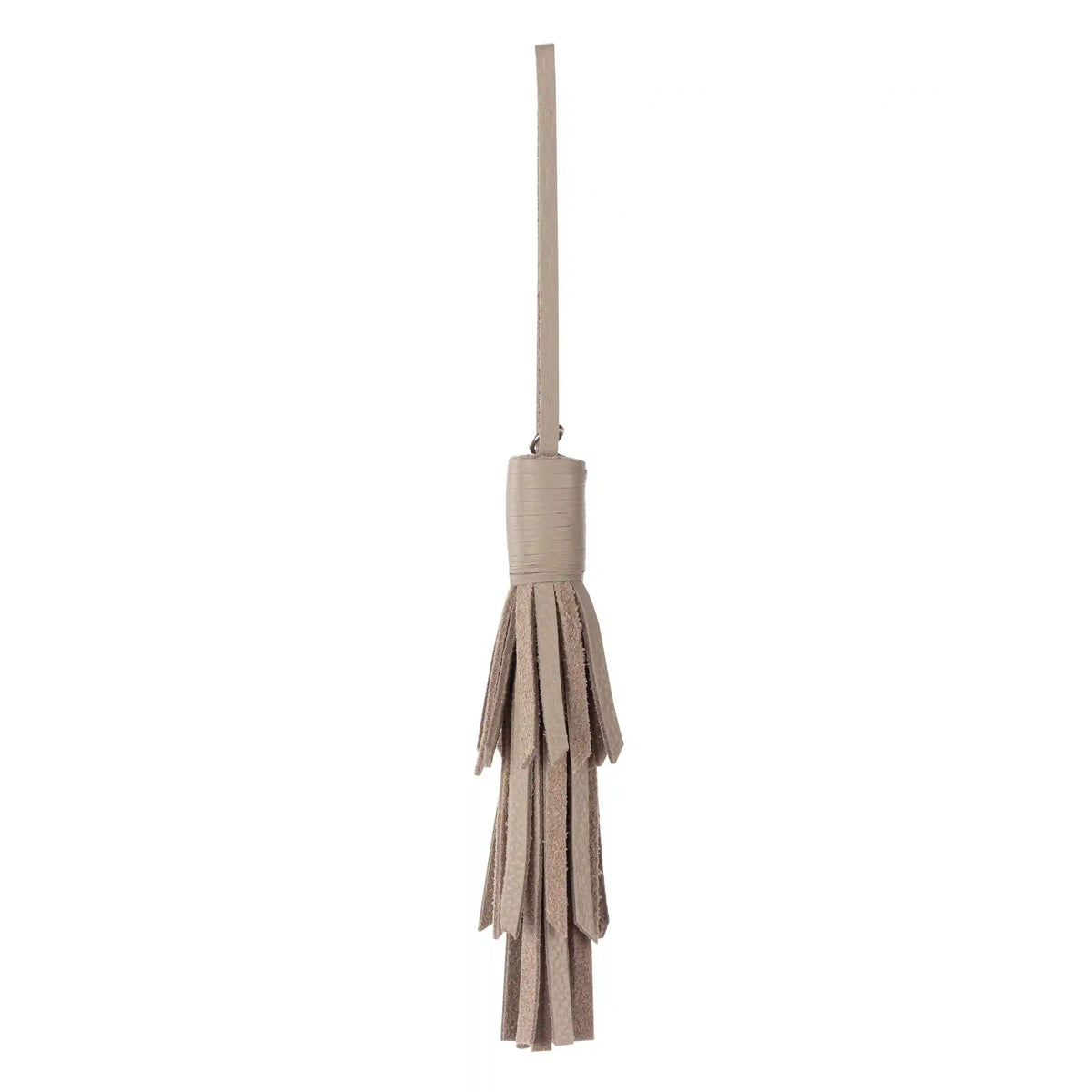 Cypress Tassel Dangle - Leather - Sand