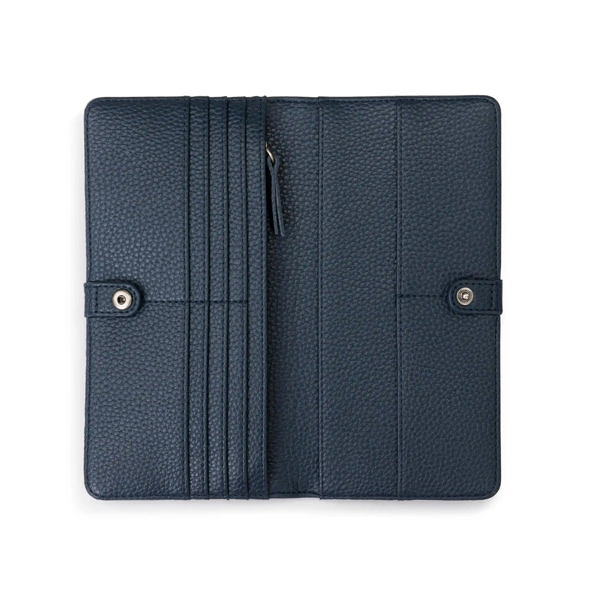 Mira Large Wallet - Leather - Indigo
