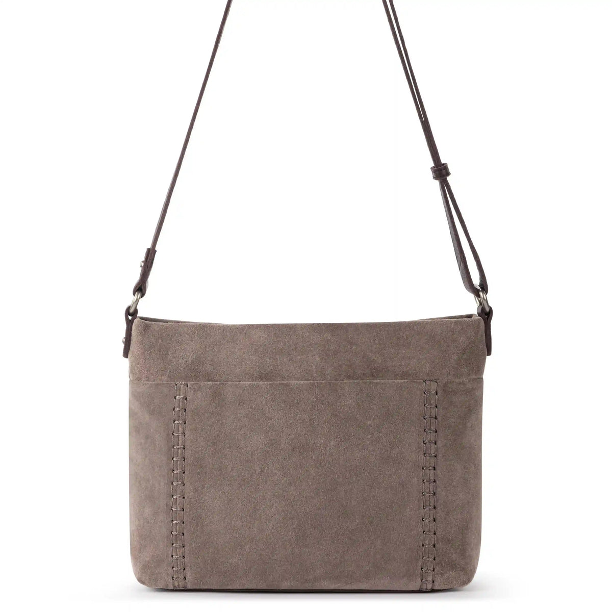 Melrose Crossbody - Leather - Mushroom Suede