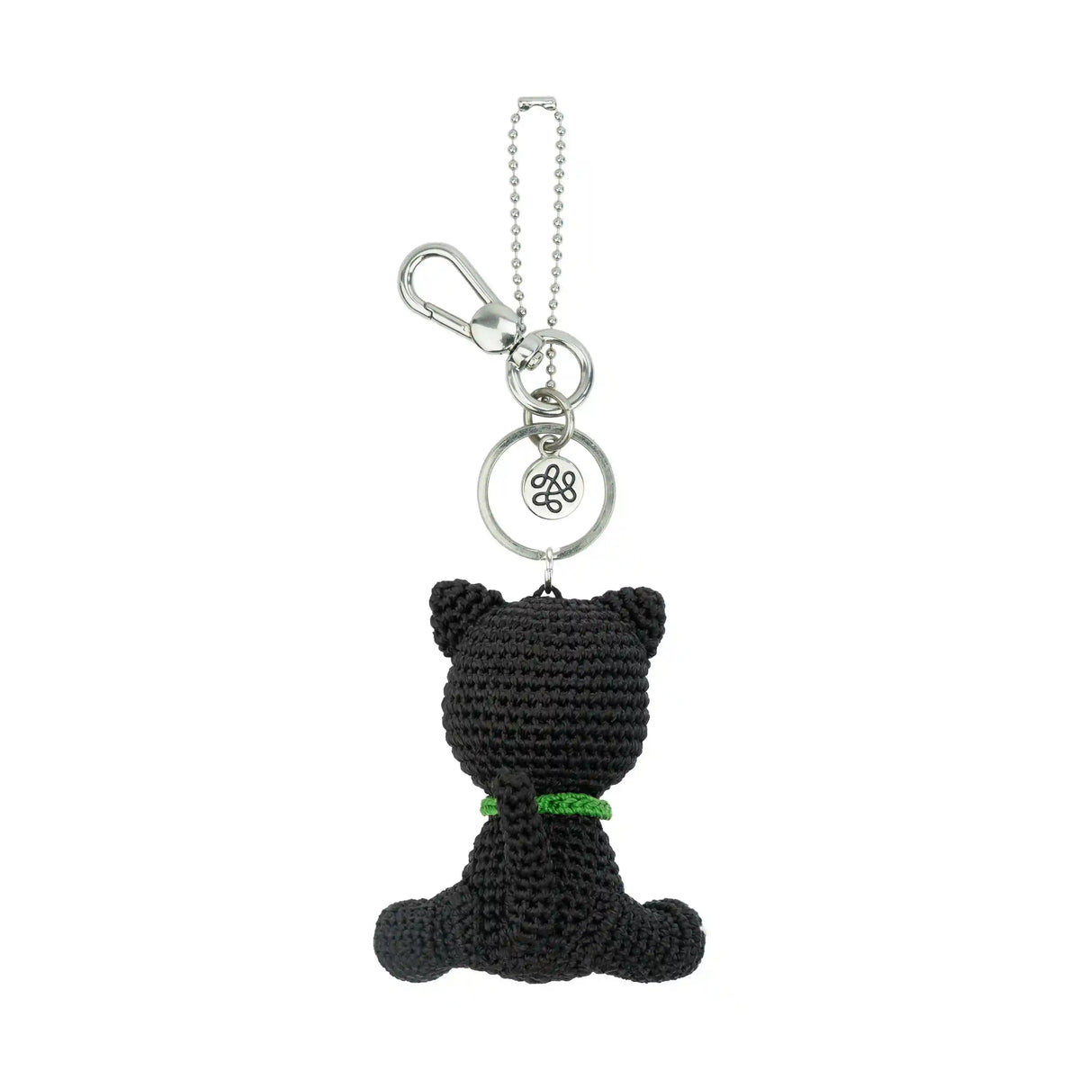 Yarnicharmz Dangle - Hand Crochet - Black Cat