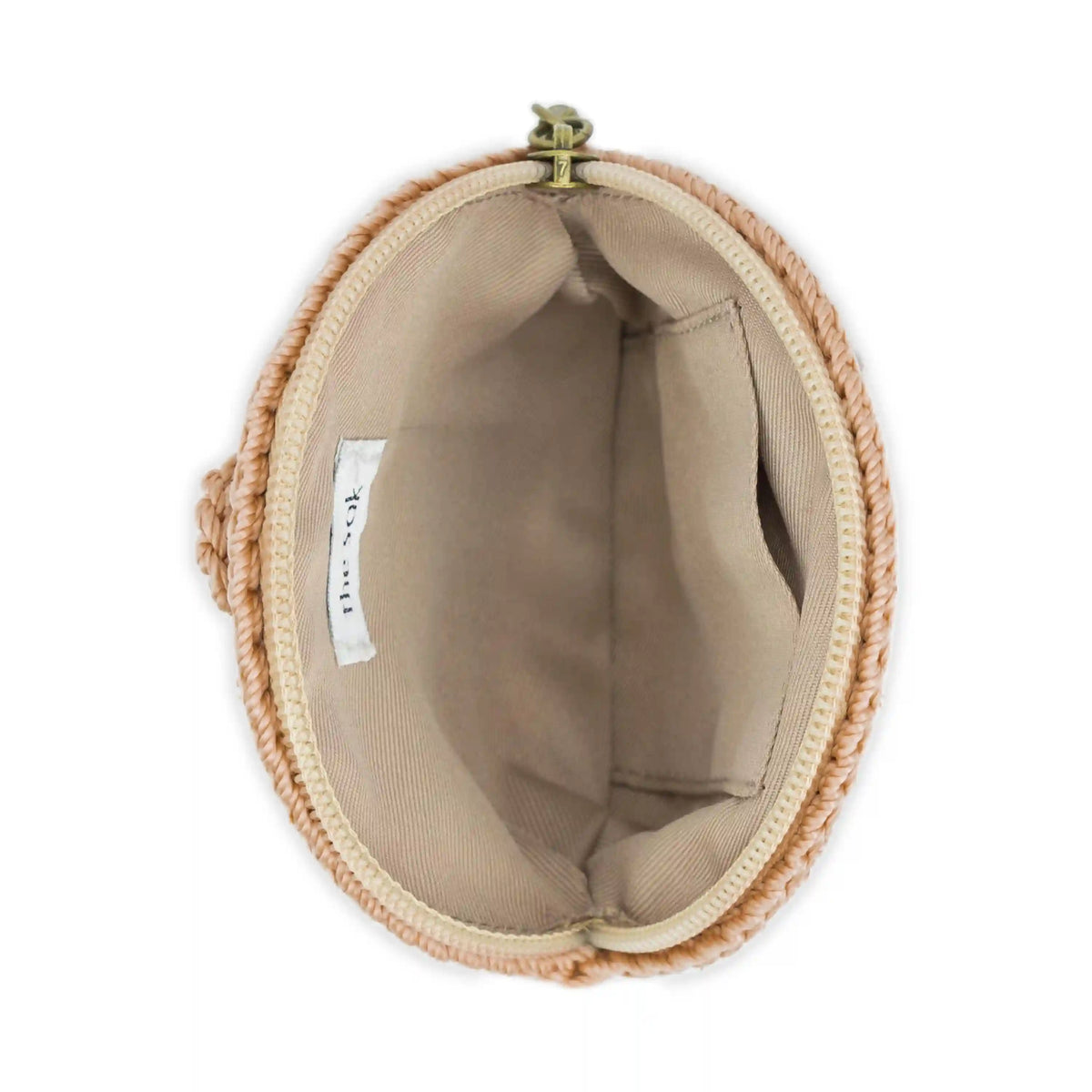 Circle Coin Pouch - Hand Crochet - Bamboo Stone Heart