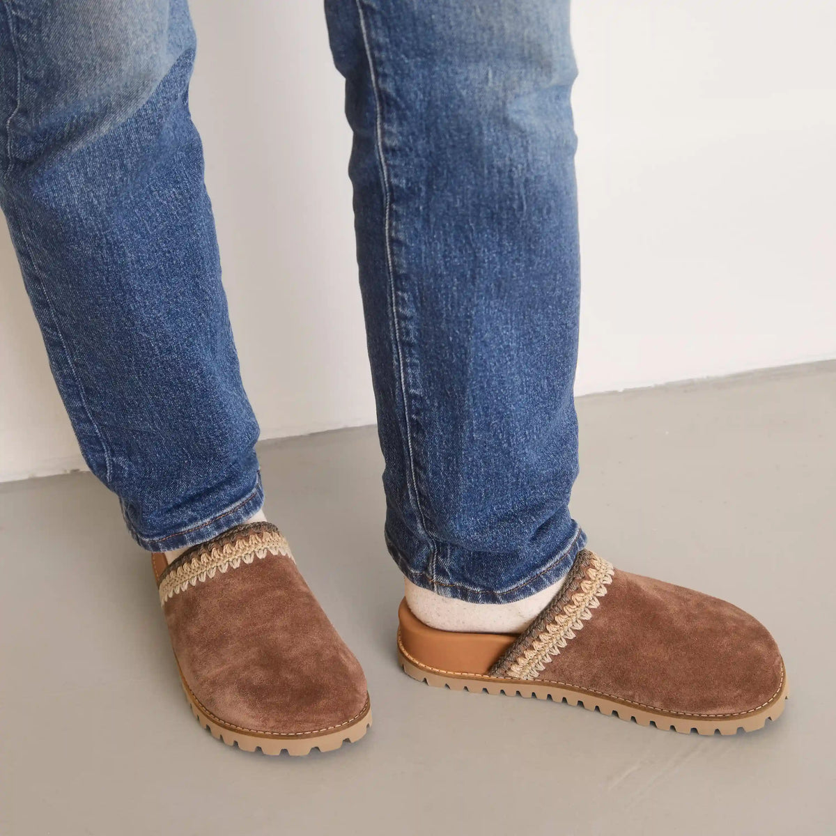 Bolinas Lug Sole Clog - Leather - Tobacco Seminyak