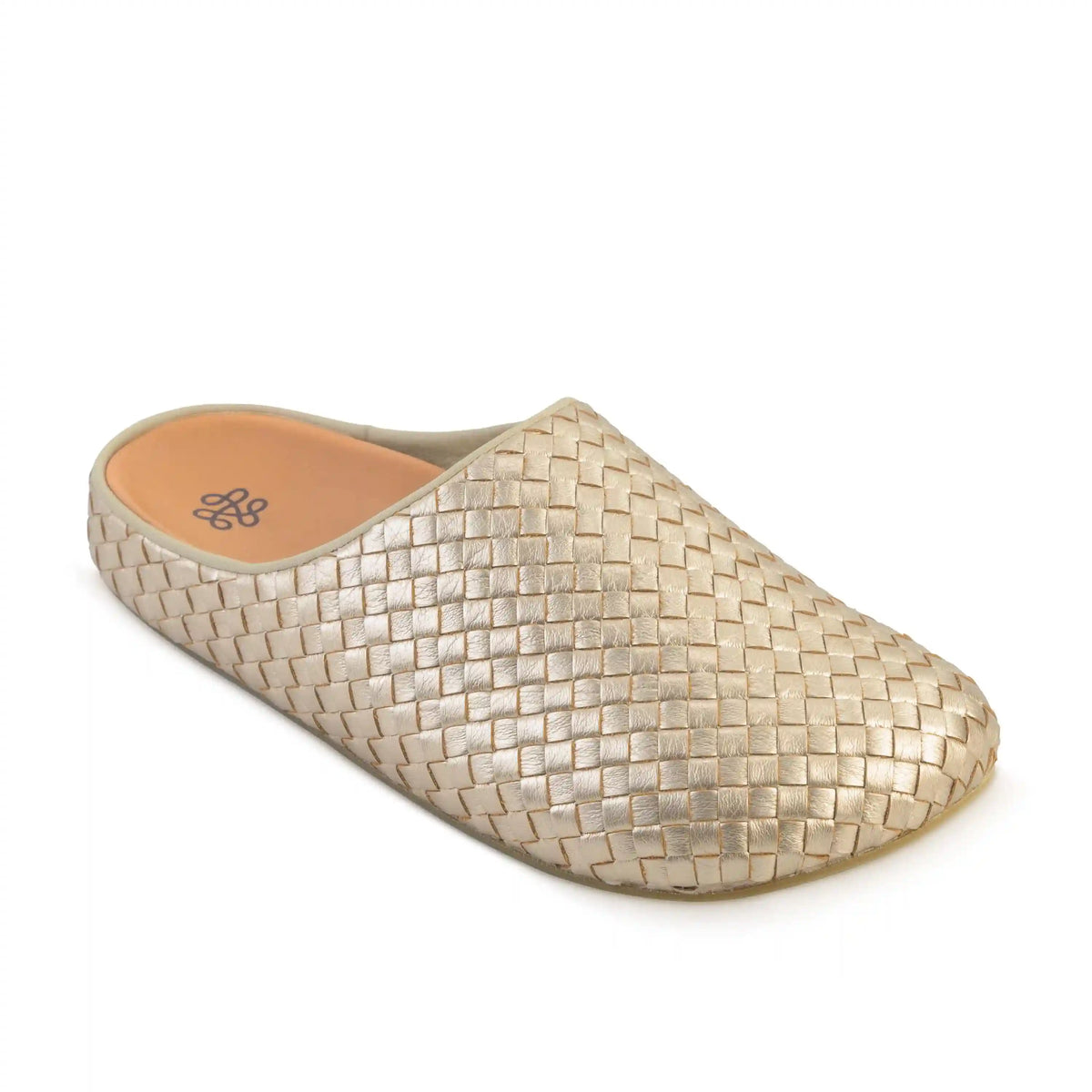Bolinas Woven Clog - Leather - Woven Light Gold