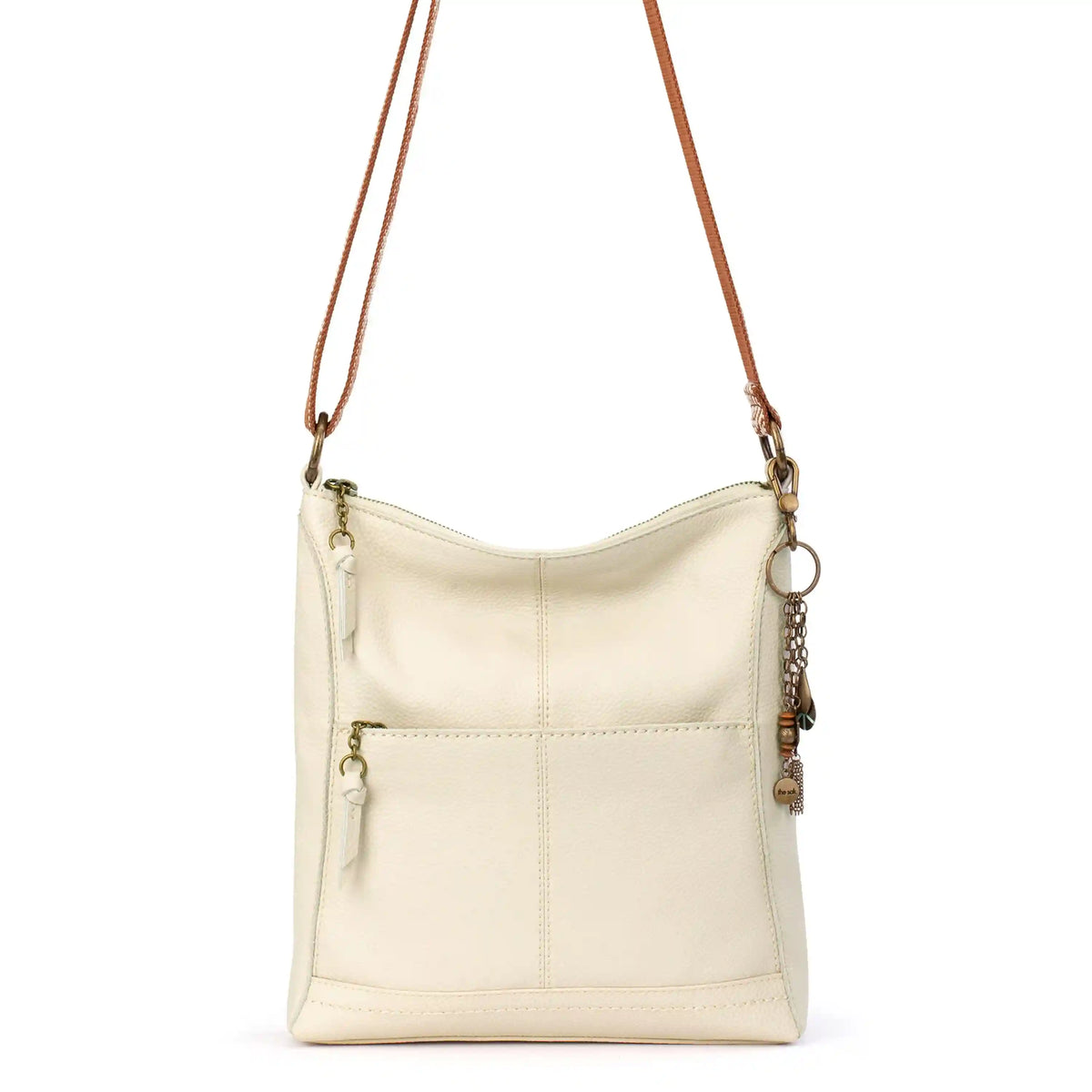 Lucia Crossbody - Leather - Stone
