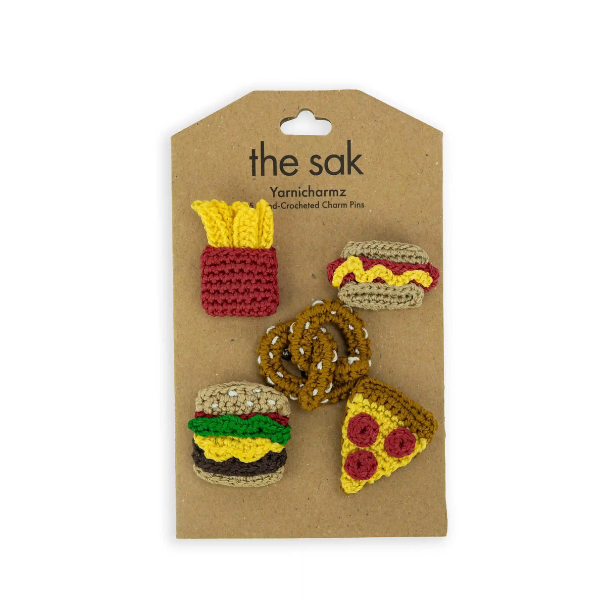 Yarnicharmz 5 Pack - Hand Crochet - Picnic Food