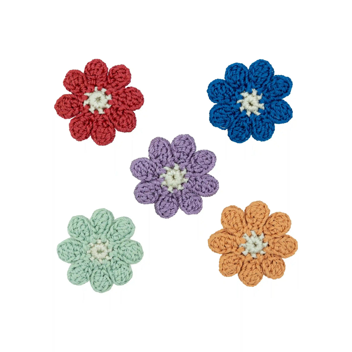 Yarnicharmz 5 Pack - Hand Crochet - Daisies