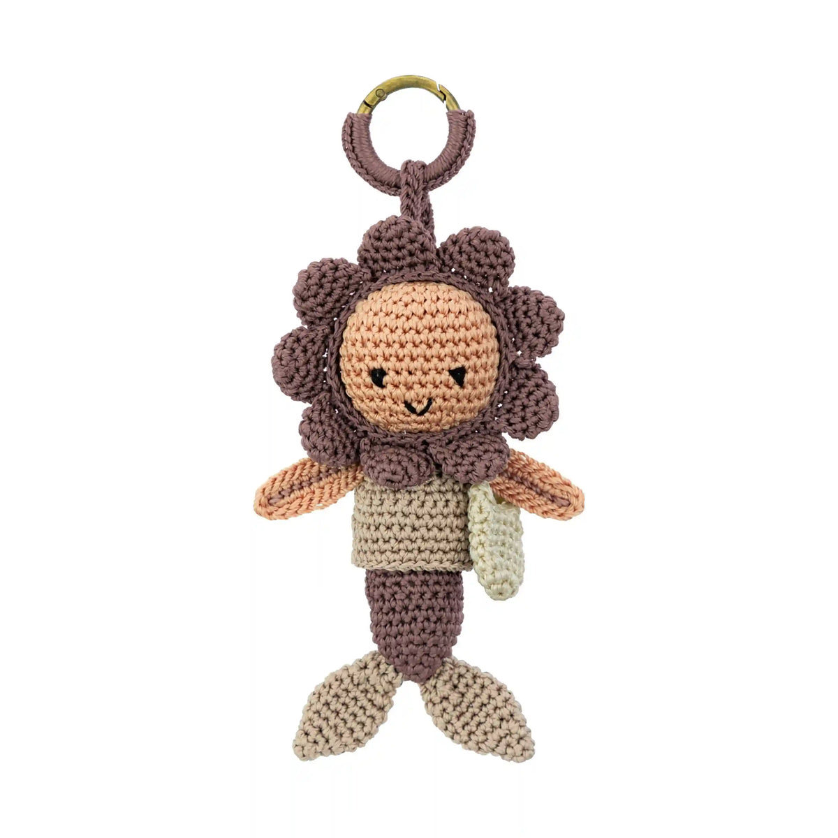 Sunbudz Sunflower Dangle - Hand Crochet - Aurora