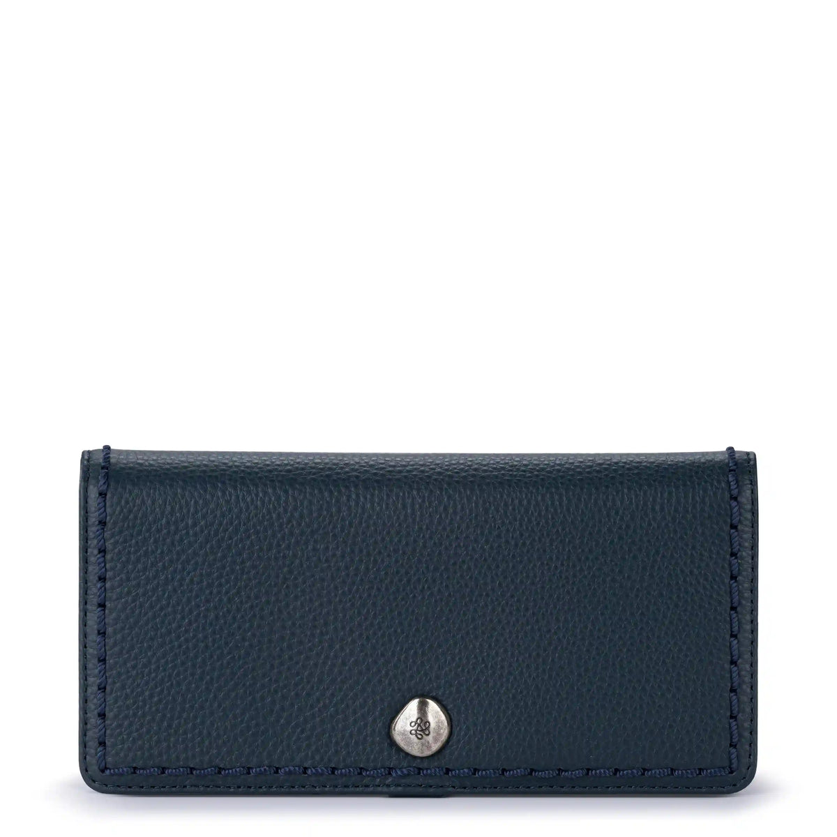 Mira Large Wallet - Leather - Indigo
