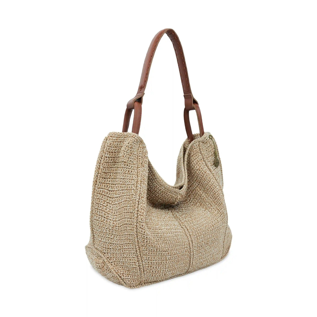 Los Feliz Large Tote - Hand Crochet - Bamboo Static