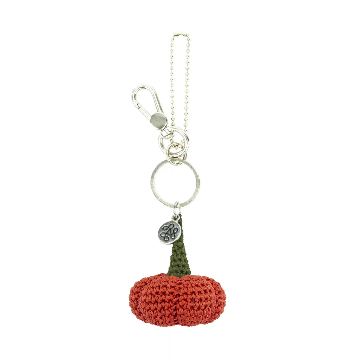 Yarnicharmz Dangle - Hand Crochet - Pumpkin
