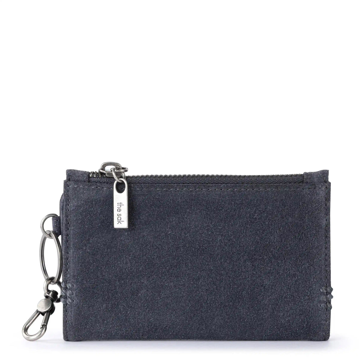 Encino Essential Wallet - Leather - Storm Grey Suede