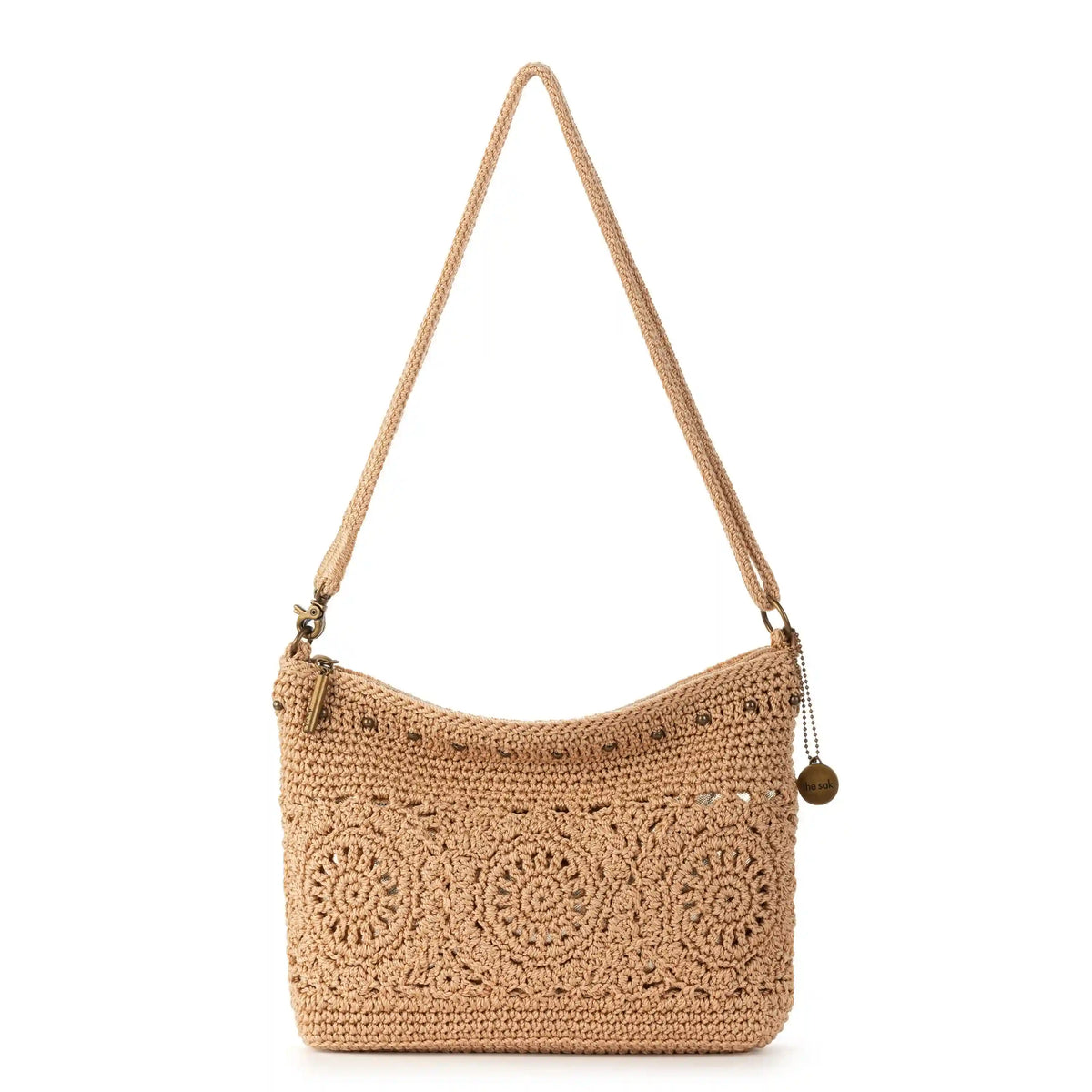 Lumi Crossbody - Hand Crochet - Bamboo Medallion
