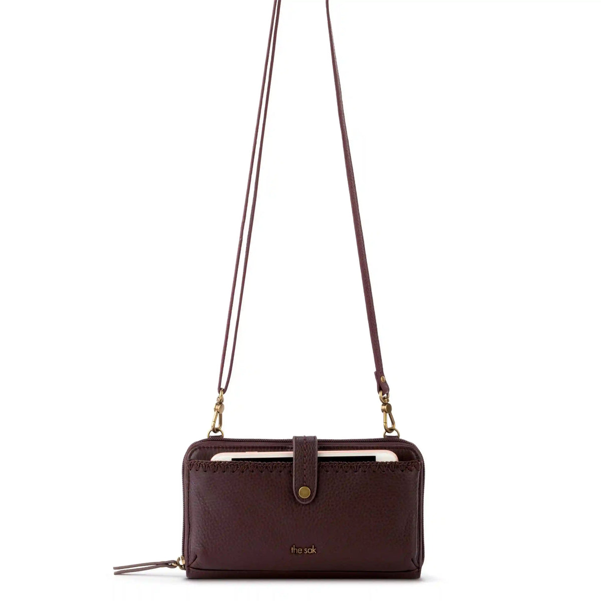 Iris Smartphone Wallet - Leather - Mahogany