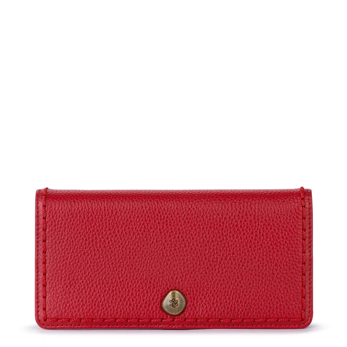 Mira Large Wallet - Leather - Scarlet