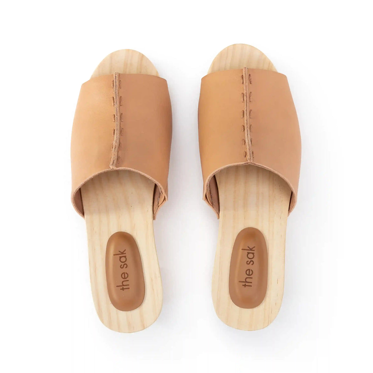 Ella Clog Sandal - Leather - Natural Vachetta