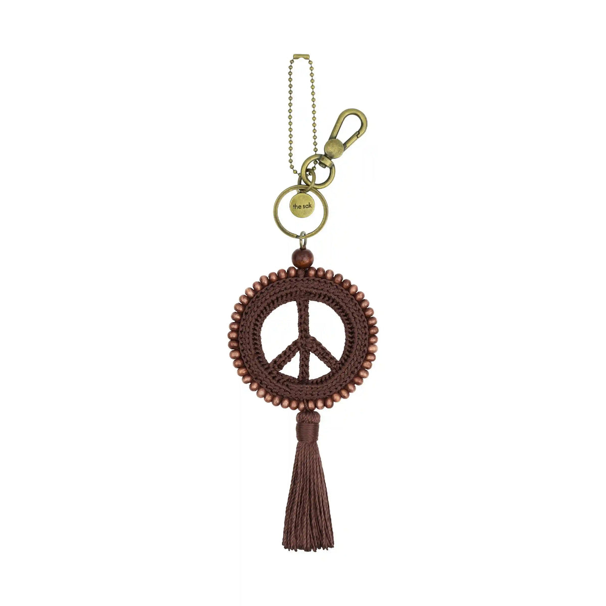 Yarnicharmz Dangle - Hand Crochet - Mahogany Peace