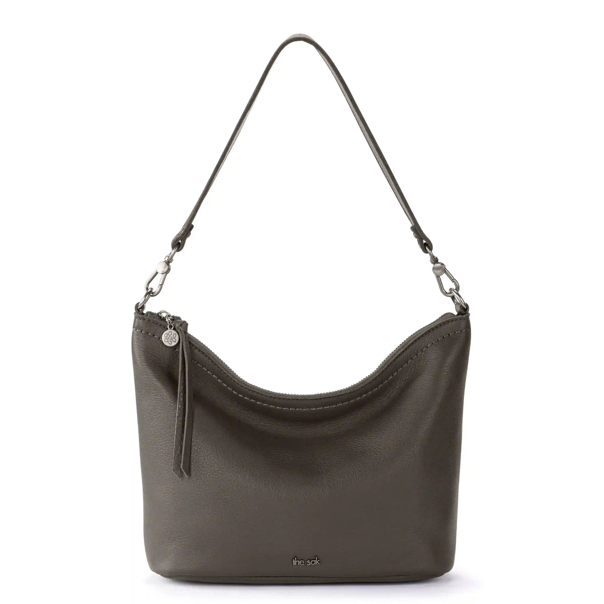 Jasmine Small Hobo - Leather - Slate