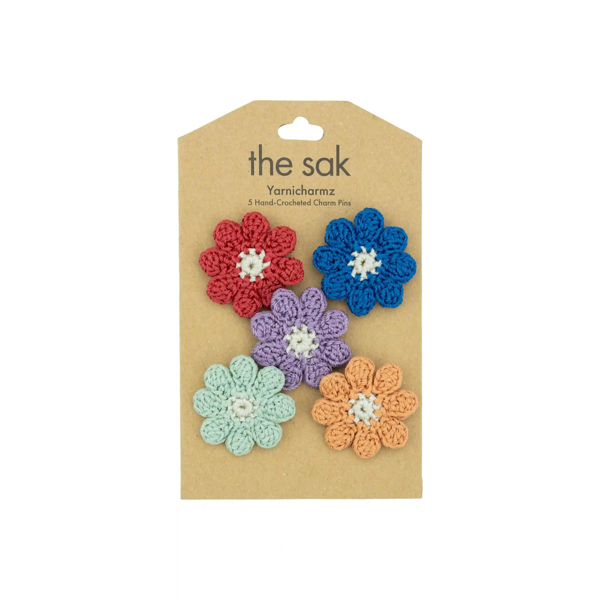 Yarnicharmz 5 Pack - Hand Crochet - Daisies