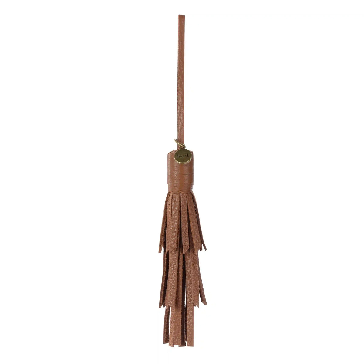 Cypress Tassel Dangle - Leather - Tobacco