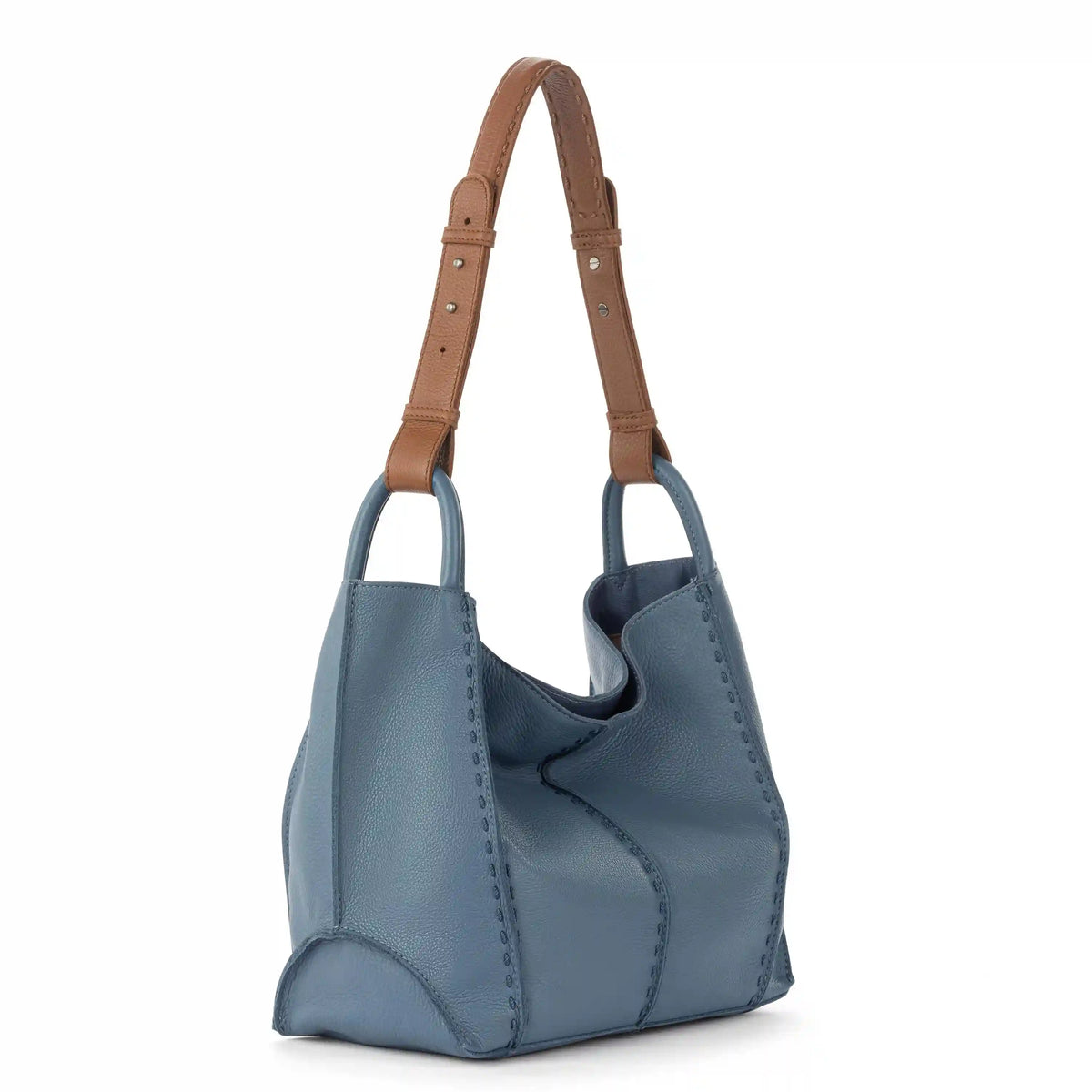 Los Feliz Medium Tote - Leather - Maritime