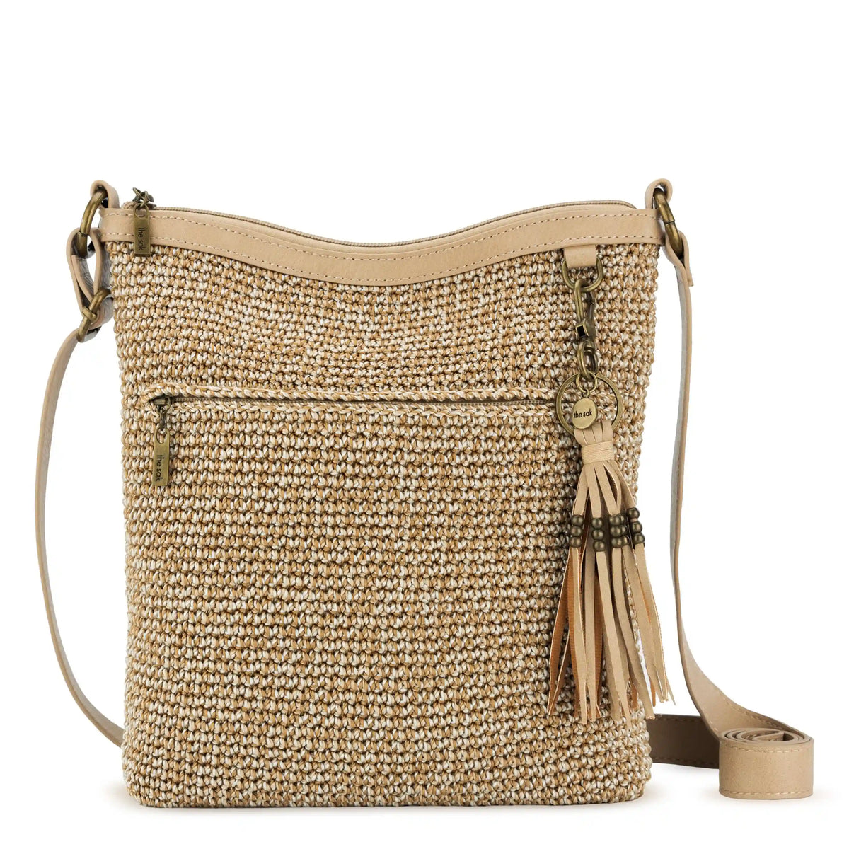 Lucia Crossbody - Hand Crochet - Bamboo Static