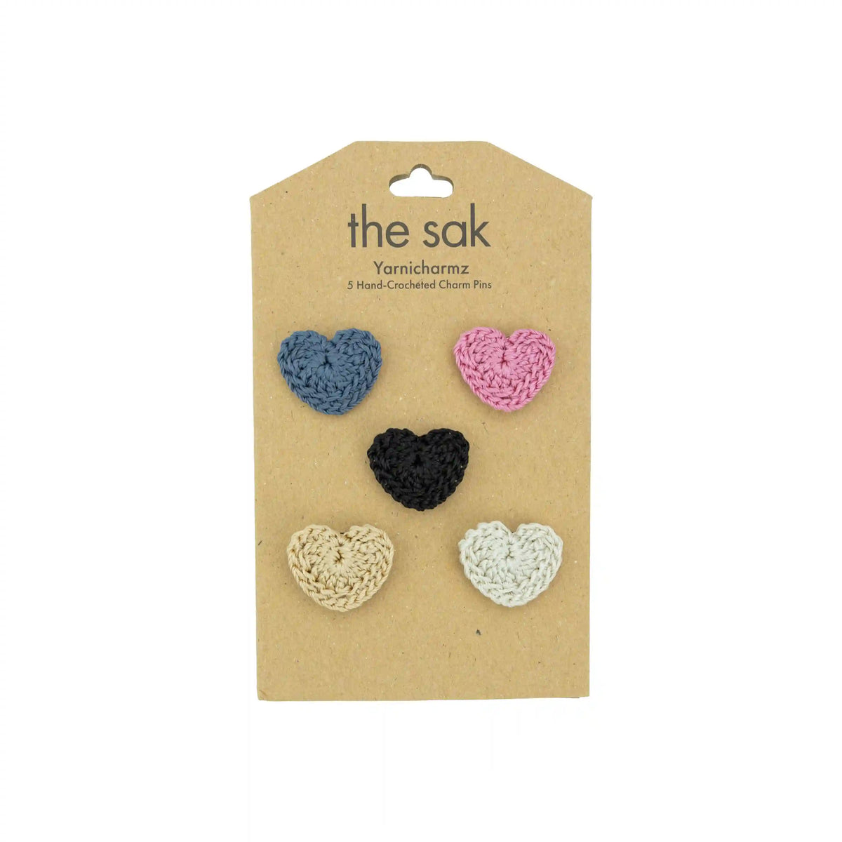 Yarnicharmz 5 Pack - Hand Crochet - Love Hearts