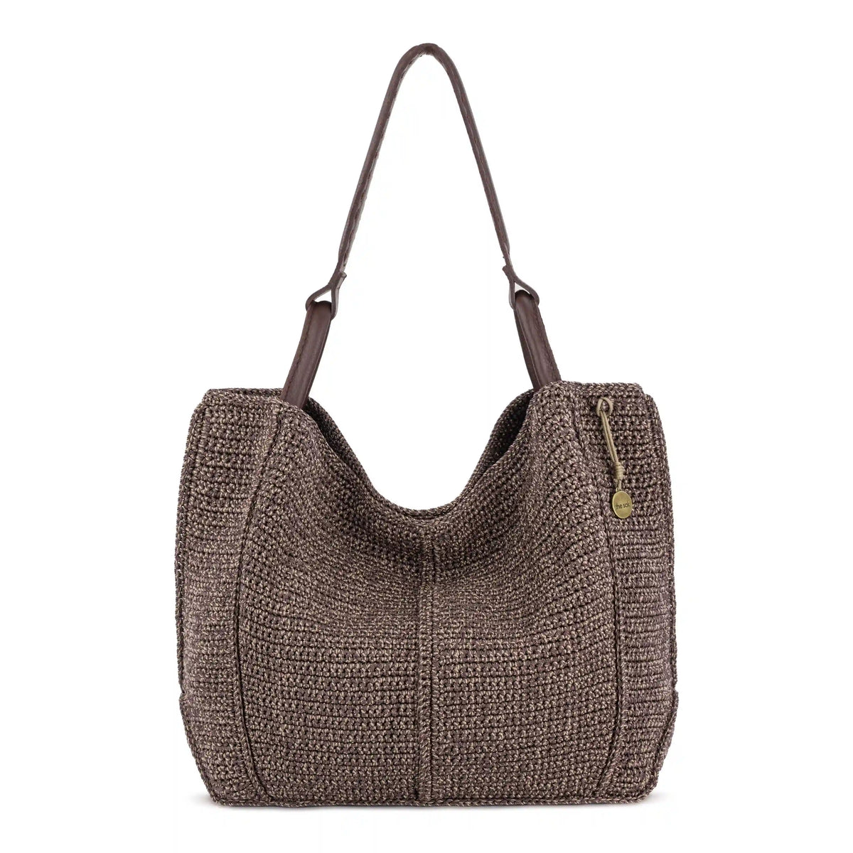 Los Feliz Large Tote - Hand Crochet - Nutmeg Static