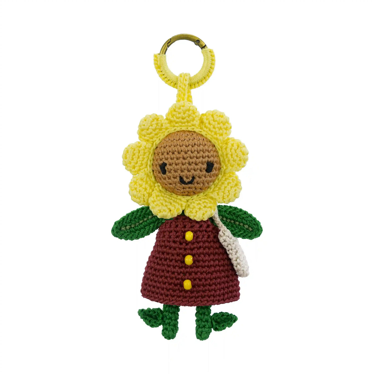 Sunbudz Sunflower Dangle - Hand Crochet - Sunnee