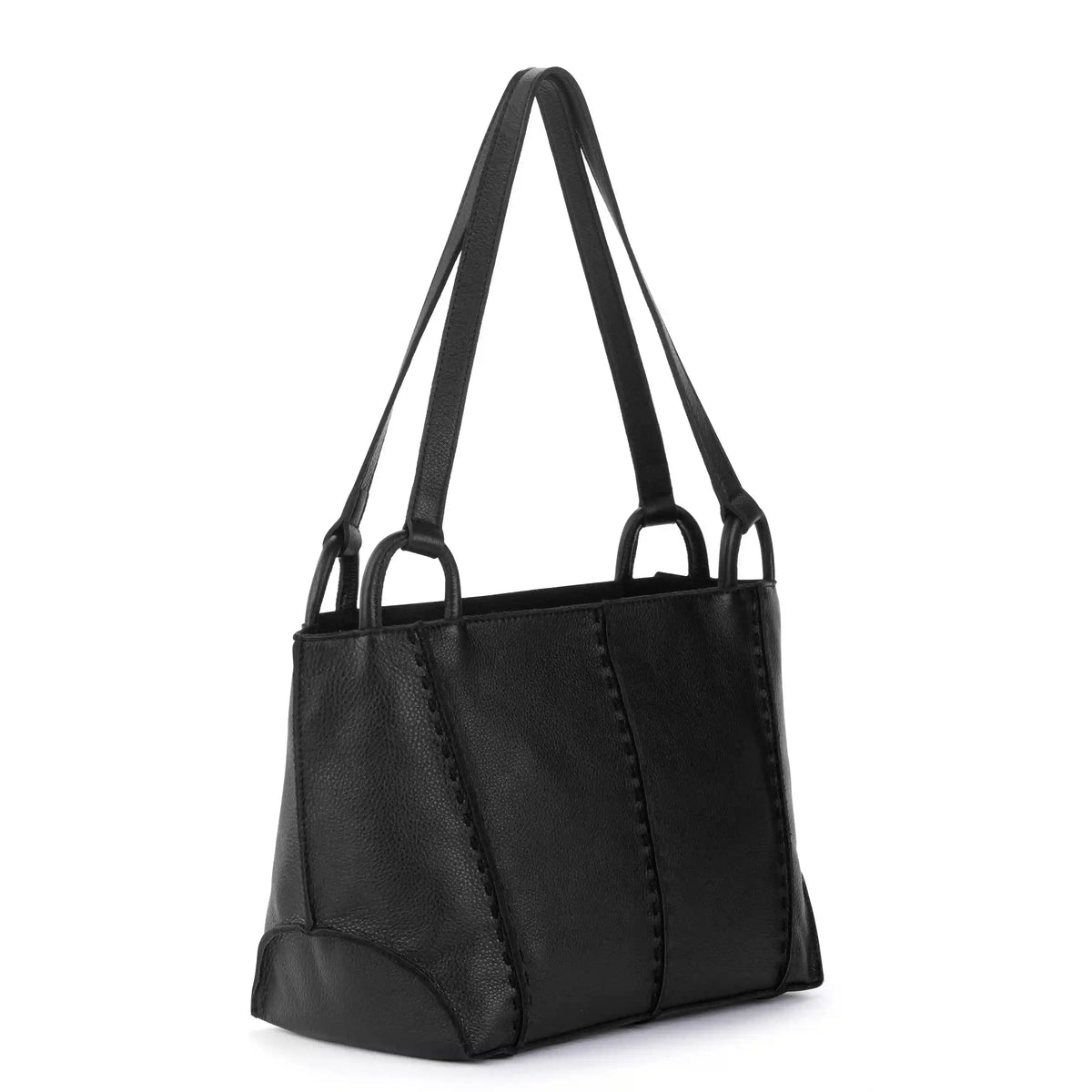 Los Feliz Satchel - Leather - Black