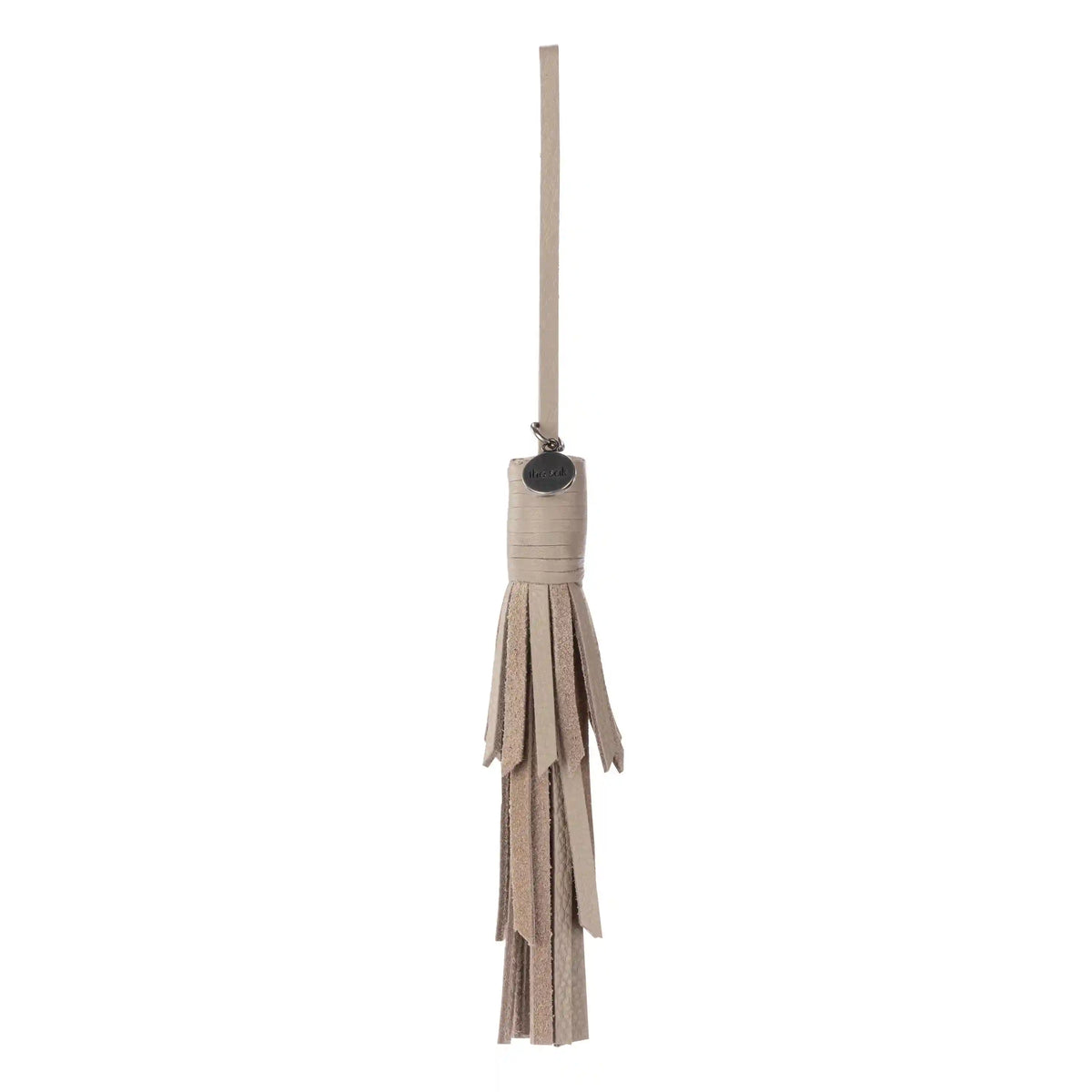 Cypress Tassel Dangle - Leather - Sand