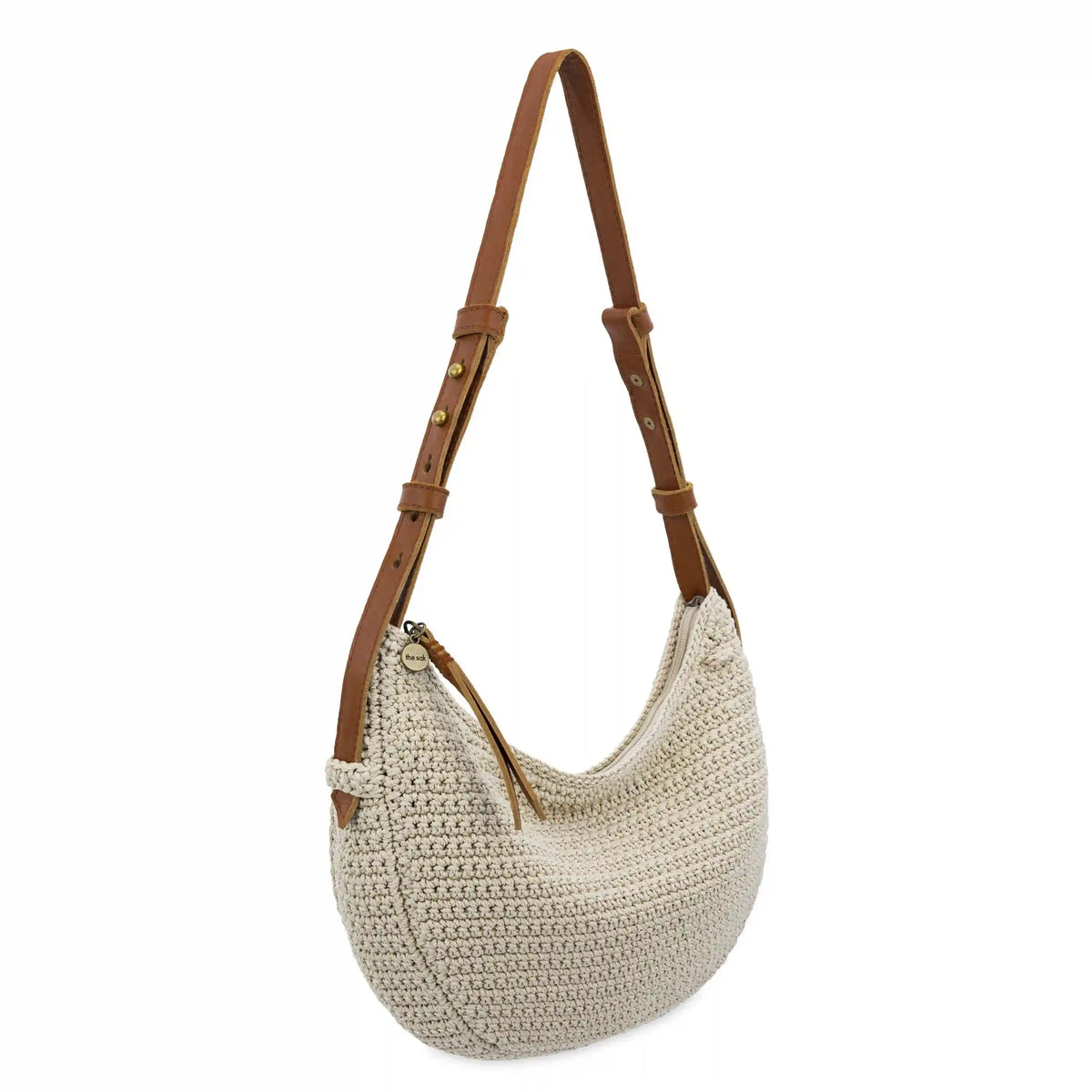 Tess Shoulder Bag - Hand Crochet - Ecru